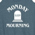 thumbnail image 3 of Instant Message - Monday Mourning - Women's Racerback Tank Top, 3 of 6