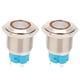 thumbnail image 1 of Interruptor de botón de metal, 2 piezas 12~24 VCC Interruptor de botón Interruptor de botón Eficiencia maximizada, 1 of 8