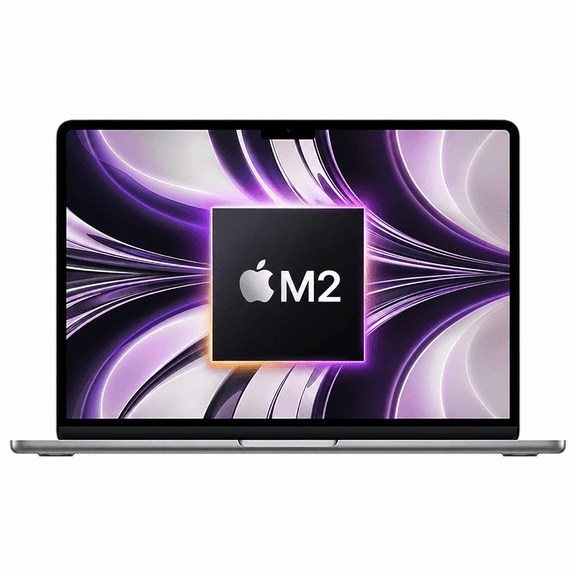 Pre-Owned Apple MacBook Air Laptop Apple M2 8-Core CPU 10-Core GPU 8GB RAM 256GB SSD 15" Midnight MQKW3LL/A (2023)