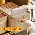 thumbnail image 2 of Thicken Clothes Organizer Pants Sweater Storage Cabinets Drawers Organizer Jeans Storage Box Wardrobe Clothes Storage Organizers, 2 of 10