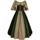 thumbnail image 2 of Vestido gótico de vendaje para mujer, vestido de tirantes finos con mangas con volantes, vestido de noche Formal con cuello redondo, vestido largo gótico para mujer 2023, 2 of 5