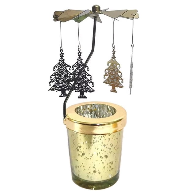 Candelabro Giratorio, Accesorio y Moderno para Cenas A la Luz de las Velas, Candelabro de Proyección Giratorio, Árbol