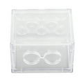 thumbnail image 5 of Small Betta Aquarium, Dropproof Explosionproof Miniature Fish Tank Exquisite Portable Easy To Change Water Simple Transparent  for Shrimp for  Highly Transparent,Ordinary, 5 of 5
