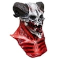 thumbnail image 4 of Demon Animal Goat Head Face Cover Headgear Halloween Latex Face Covering Halloween Props Para Fiesta Cosplay Y Pascua Vogacara HA038240-00, 4 of 6