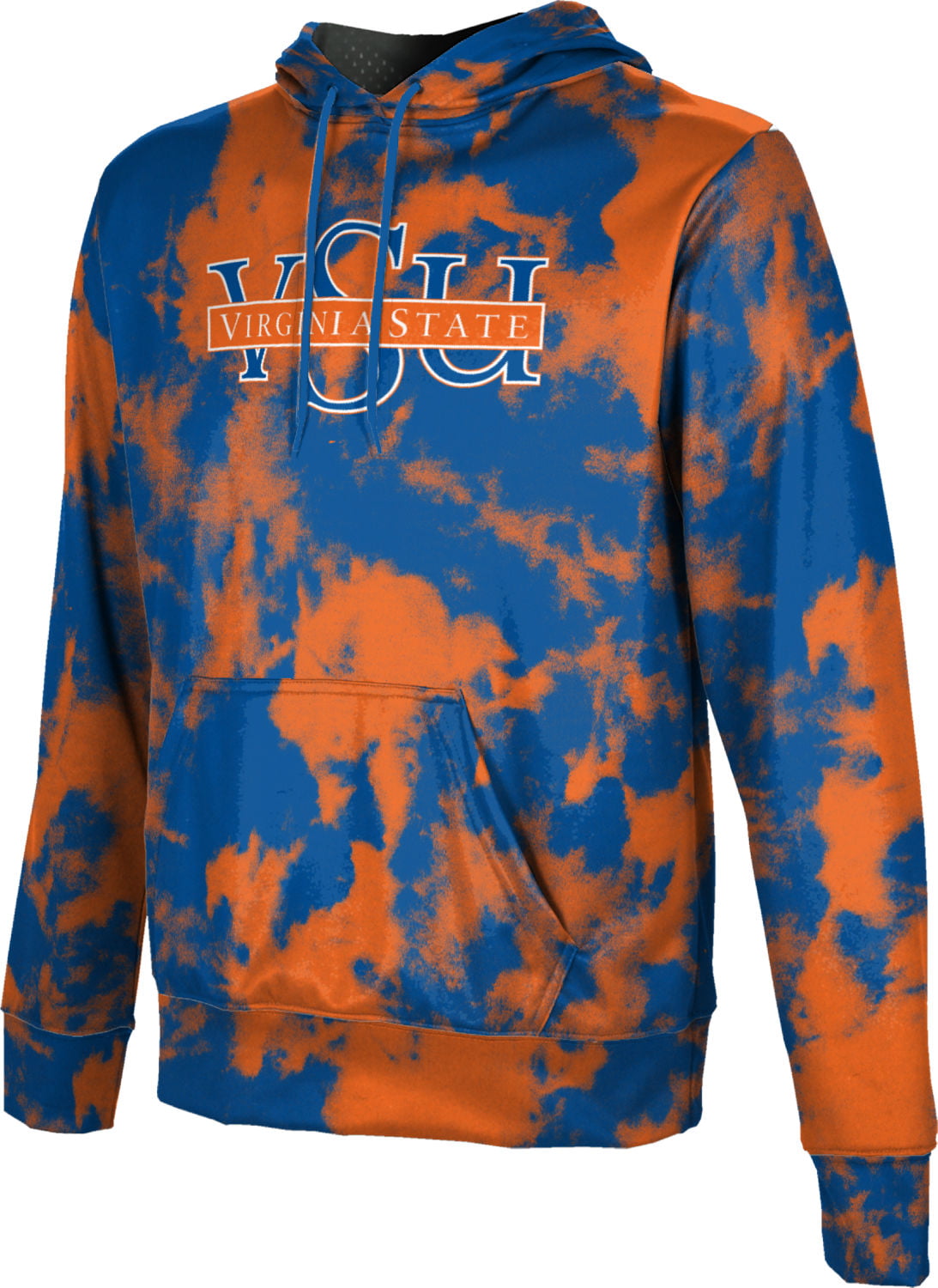 Grunge School Spirit Sweatshirt ProSphere Virginia State University Mens Pullover Hoodie