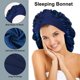 thumbnail image 4 of Gorro de seda satinada Arqumi para dormir con correa larga, 2 unidades, 4 of 7