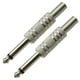 thumbnail image 2 of 2x enchufe de bajo de guitarra 1/4 '' 6,35mm Cable de amplificador enchufe accesorios de instrumento, 2 of 7