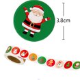 thumbnail image 2 of Merry Christmas Holiday Stickers Labels Christmas Tags Envelope Seals 1inch/1.5inch, 2 of 5