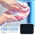 thumbnail image 4 of Juego de guantes de baño suaves y estropajo para espalda Manmihealth Silicone, 4 of 8