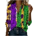 thumbnail image 1 of Camisetas de Manga Larga para las Mujeres Impreso Casual Suelto Cardigan Poliéster Longitud Regular de las Mujeres Larga Chaqueta de Invierno sin Capucha, 1 of 5