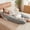 Gray Upgraded U-Shaped Neck Pillow, variant on U Shaped Pregnancy Pillow with Detachable Washable Cover, Full Body Side Sleeper Support Pillow for Waist, Back and Belly Support, Maternity Nursing Pillow
