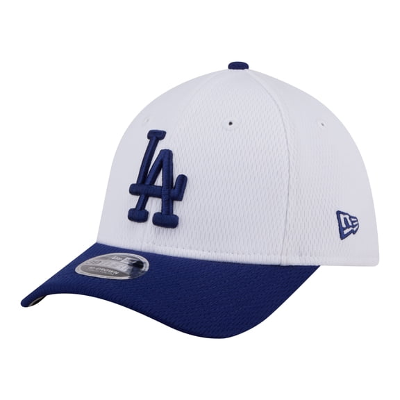 Youth New Era White/Royal Los Angeles Dodgers Baseball 39THIRTY M-Crown Flex Hat