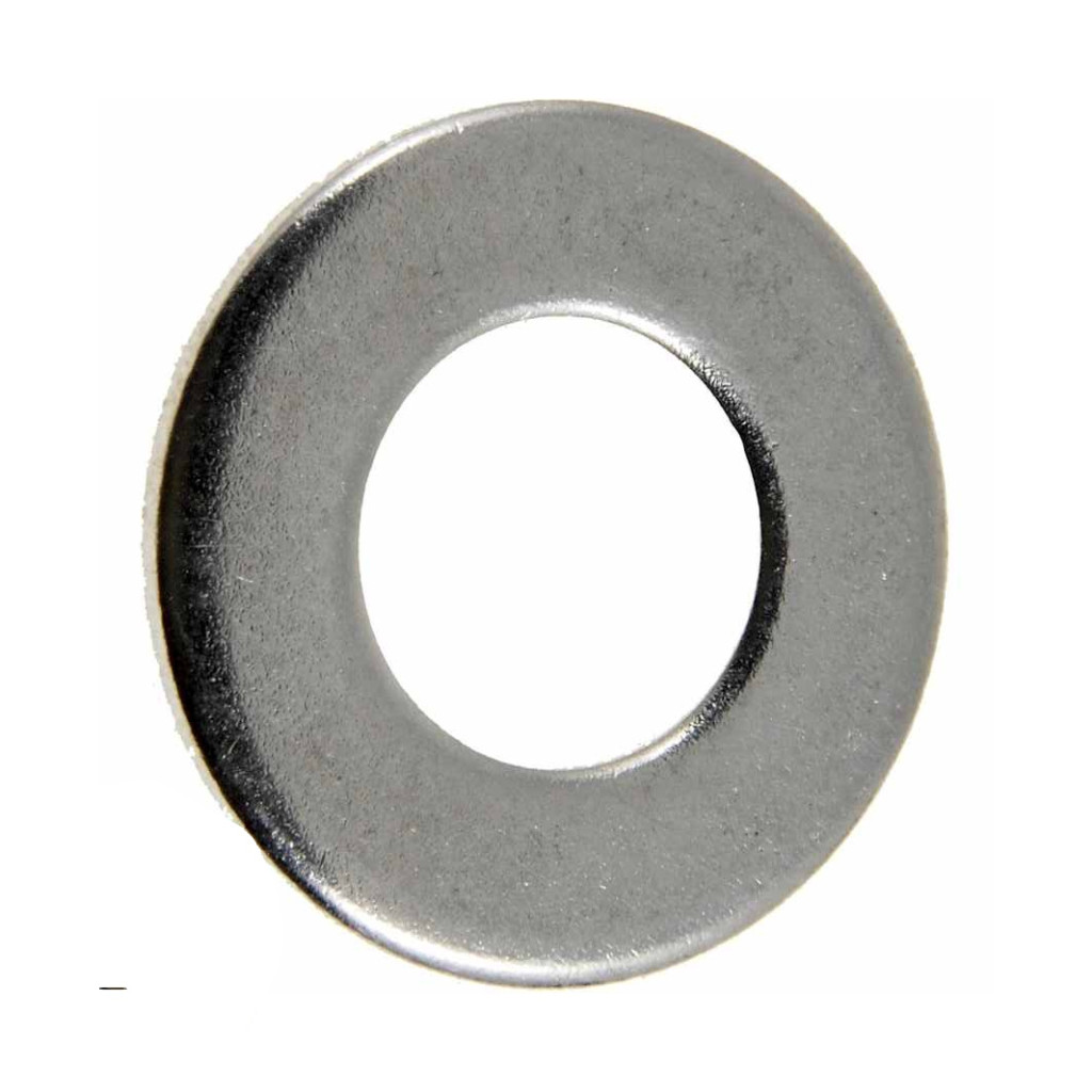KarParts360 Multi-Purpose Washers | Flat Type | Zinc-Plated Finish | Steel | Natural Color