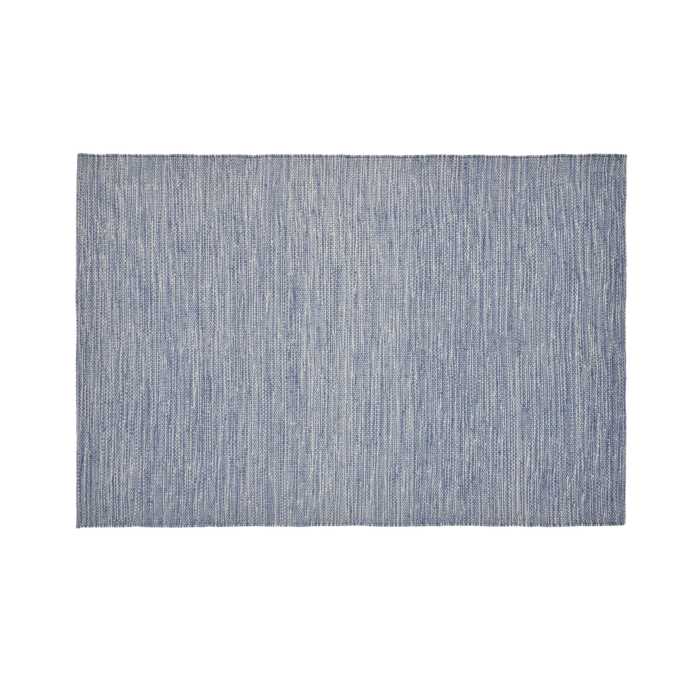 Mainstays Heathered Blue Polyester Indoor/Outdoor Layering Rug, 24' x 36'