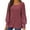 Red, variant on Meichang Cyber and Monday Deals, Puff Long Sleeve Shirts for Women Plus Size Square Neck Ribbed Knit Tops Solid Loose Fit Side Slit Hem Blouses Spring Trendy Women Tunic Tops