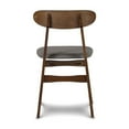 thumbnail image 5 of New Classic Furniture Morocco Wood Dining Chair in Dark Gray (Set of 2), 5 of 9