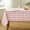 Pink and White, variant on Checkered Tablecloth Square Waterproof Gingham Table Cloth Washable Buffalo Plaid Table Cover Wrinkle Free for Kitchen, Dining and Outdoor Picnic, 60 x 60 Inch, Red and White