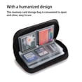 thumbnail image 3 of ZLight Camera Memory Card Holder Zipper Closure Bag Storage Case Portable Padded Interior CF Cards Carrying Pouch Protector Black 1Set, 3 of 6
