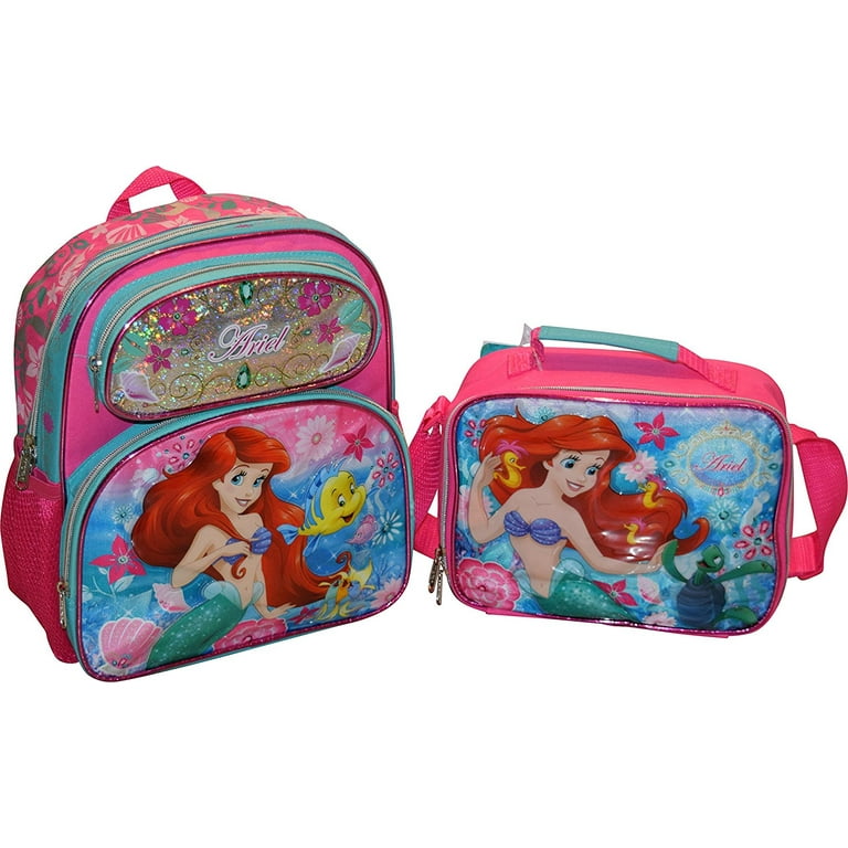 Ariel backpack 2025 and lunchbox