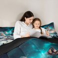 thumbnail image 5 of Homewish 2-Piece Rustic Jungle Wolf Comforter Set, Twin - Castle (Starry Sky), 5 of 8