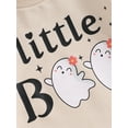 thumbnail image 6 of Bagilaanoe Baby Girl Boy Halloween Clothes Romper Sweatshirt for Newborn Long Sleeve Bodysuits Letter Pullover 3M 6M 12M 18M Infant Casual Tee Tops, 6 of 7