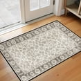 thumbnail image 3 of Washable Vintage Kitchen Mat 31"x20" Non Slip Soft Plush Low Profile Kitchen Rug, Distressed Medallion Oriental Style Sink Mat for Laundry Room Bedroom Office, 3 of 6