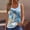 05 Light Blue, variant on YueHuiYing Women's Loose-Fit Round Neck Sleeveless Tank Top White Casual Comfortable Everyday Wear Summer Versatile Top
