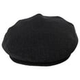 thumbnail image 2 of Branson Tweed Wool Ivy Cap - L - Black, 2 of 4