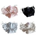 thumbnail image 6 of Lolitas Bows Ruffle Underwear Women's Low Waist Side Tie Panties Soft Breathable Bikinis Panties Ice Silk Underpants, 6 of 8
