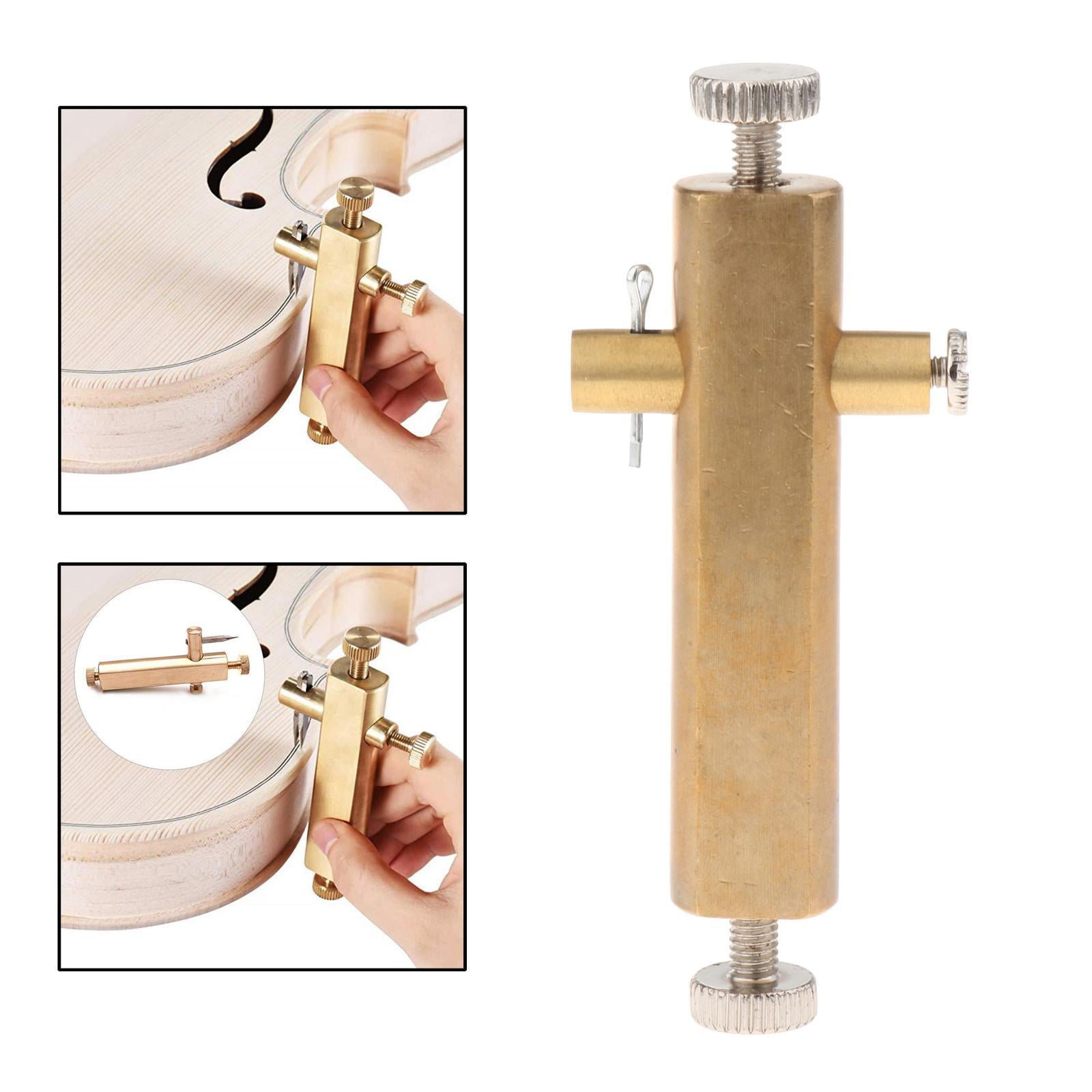 LeeQinersw Adjustable Purfling Groove Maker Guitar Inlaid Cutter Viola Making Tools, String