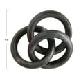thumbnail image 2 of Bloomingville Marble Circle Chain Décor, Black, 2 of 6
