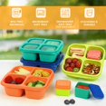 thumbnail image 4 of Envases para bocadillos Caperci, paquete de 4 cajas de bocadillos Bento, 4 of 7