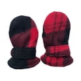 thumbnail image 1 of Bearachild 1 par de manoplas para niños, funda para los dedos de invierno, cubiertas para los dedos forradas, cómoda manopla para niños, manopla para Suministros térmicos Cuadros rojos/negros Bearachild HA060203-11B, 1 of 6