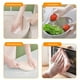 thumbnail image 5 of Guantes desechables 100 unidades, guantes de cocina aptos para uso alimentario, protección resistente a pinchazos para tareas de horneado, amasado y limpieza (transparentes)., 5 of 9
