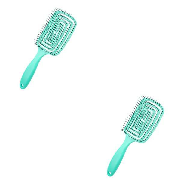 Seitruly Cepillo para el cabello Curva Hueco Cepillo para el cabello Nylon Portátil Cuero cabelludo Masaje para la cabeza Cepillo para el cabello Type5 NO5 Seitruly CBP171888