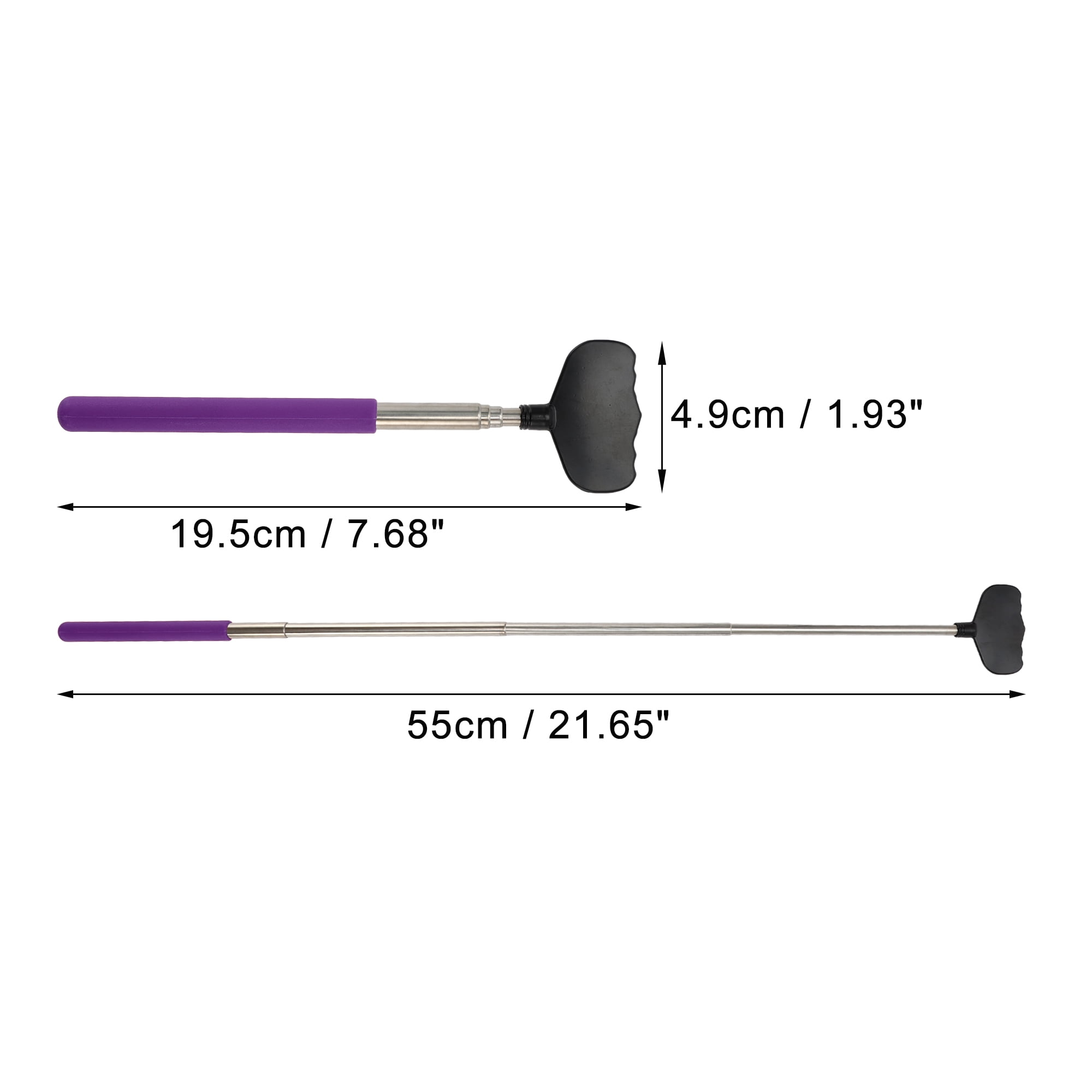Unique Bargains 1 Pc Rake Shaped Back Scratcher ideal For Bedroom Purple