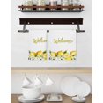 thumbnail image 3 of Yellow Lemons Kitchen Dish Towels for Drying Dishes Set of 3, Summer Fruits Leaves Pastoral Botanical Waffle Weave Microfiber Hand Tea Bathroom Towels Quick Dry & Absorbent Towel 15.7x23.6, 3 of 7