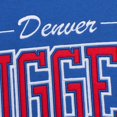 thumbnail image 5 of Men's Mitchell & Ness Royal Denver Nuggets Hardwood Classics There & Back 2.0 Vintage Pullover Sweatshirt, 5 of 7