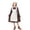Coffee, variant on Girls Oktoberfest Maid Dress Sets Kids Long Sleeve Medieval Midi Dresses with Apron and Hat German Bavarian Dirndl Dress Outfits
