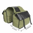 thumbnail image 2 of GASTROPOD Bike Bag,Lightweight Capacity Saddle Bag,Convenient Long Ride Tool Storage Bike Accessories,13",Army Green, 2 of 6