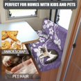 thumbnail image 5 of POLERO Lavender Floral Camper Cushion Covers Stretch, Suitable for RV Dinette Booth, RV Dinette Cushion Covers for Travel Trailer Couch Sofa 2 Pieces, 5 of 8