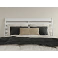 thumbnail image 6 of AFI Savannah Queen Solid Wood Low Profile Platform Bed, White, 6 of 12