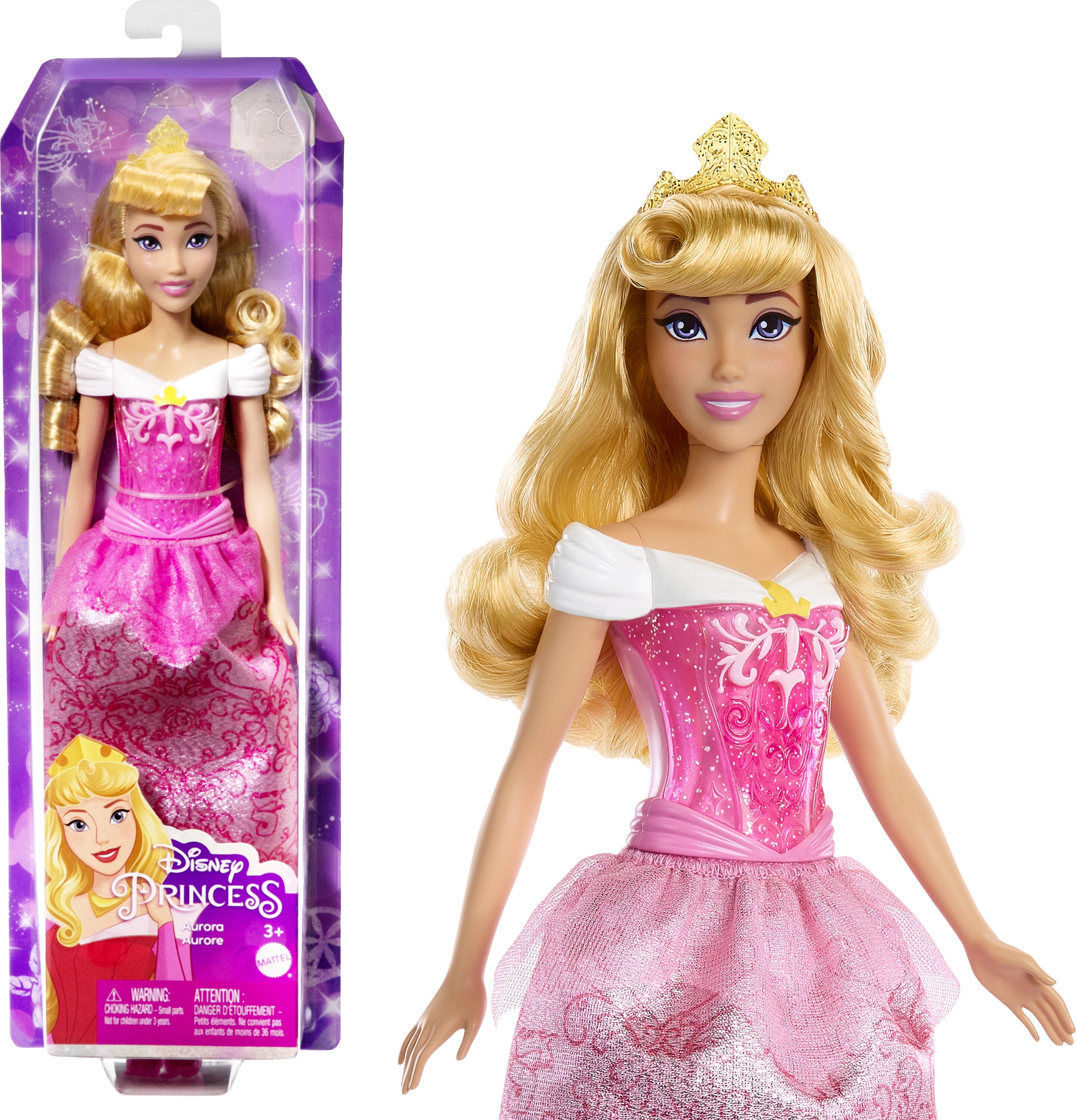 stopcontact Bedenken vertel het me Disney Princess Aurora Fashion Doll with Blonde Hair, Purple Eyes & Tiara  Accessory - Walmart.com
