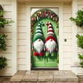 thumbnail image 4 of Christmas Door Cover Decoration Merry Christmas Gnome Door Hanging Banner Backdrop with Red Hat Door Cover Photography Background Winter Xmas New Year Decor(A), 4 of 5