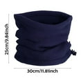 thumbnail image 2 of Neck Warmer,Neck Gaiter,1 Piece Winter Neck Warmers Neck Gaiter Scarf Windproof Face Covering(Army Green), 2 of 2
