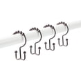 thumbnail image 2 of Better Homes & Gardens Easy Glide Metal Rollerball Double Shower Hooks, Oil Rubbed Bronze, 12 Pieces, 2 of 5