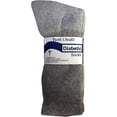 thumbnail image 2 of Yacht & Smith Loose Fit Non-Binding Soft Cotton Diabetic Crew and Ankle Socks, Bulk Value Pack, 2 of 2