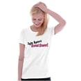 thumbnail image 3 of Fight Against Breast Cancer Awareness Womens Slim Fit Graphic Tee Brisco Brands S, 3 of 5