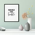 thumbnail image 3 of Designs ByLITA Run Wild Stay Humble 5 x 7 UNFRAMED Print Motivational Decor Wall Art, 3 of 3
