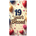 thumbnail image 3 of LUUFILx 19 Years Blessed Party Backdrop Balloon Decoration Photography Props Celebration Banner Backdrop Decor Birthday Background Party Supplies, 3 of 7